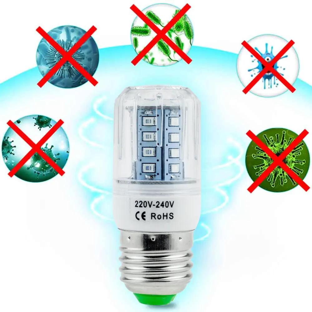 UVC LED  E27 UV LED , 30LED, E26, E14, B22,  , LED  , E12 ڿܼ  